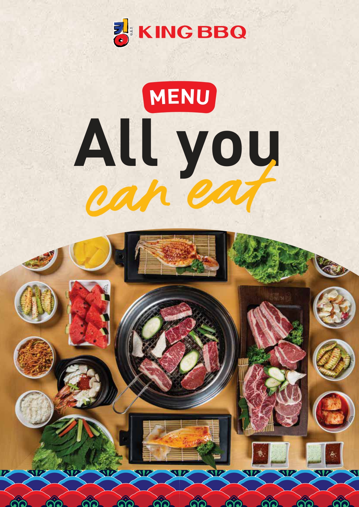 Menu King BBQ Buffet - Vạn Hạnh Mall 1