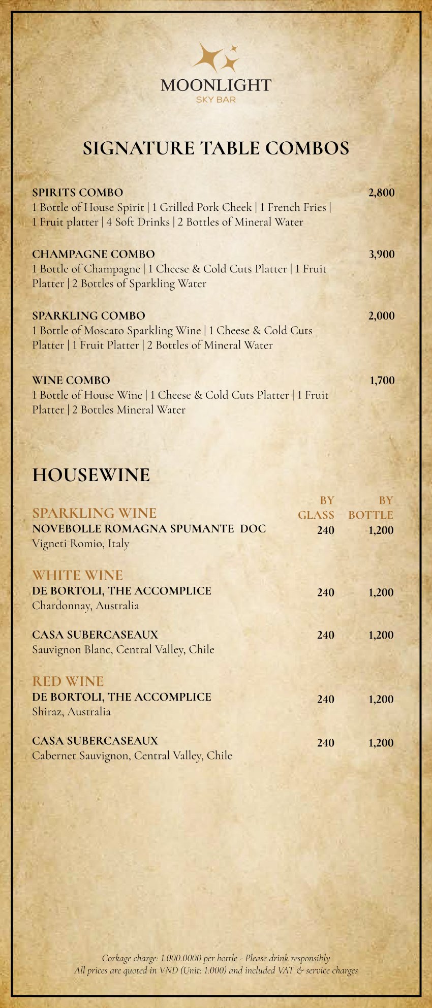 Menu Phù Đổng - Thái Hà 5 
