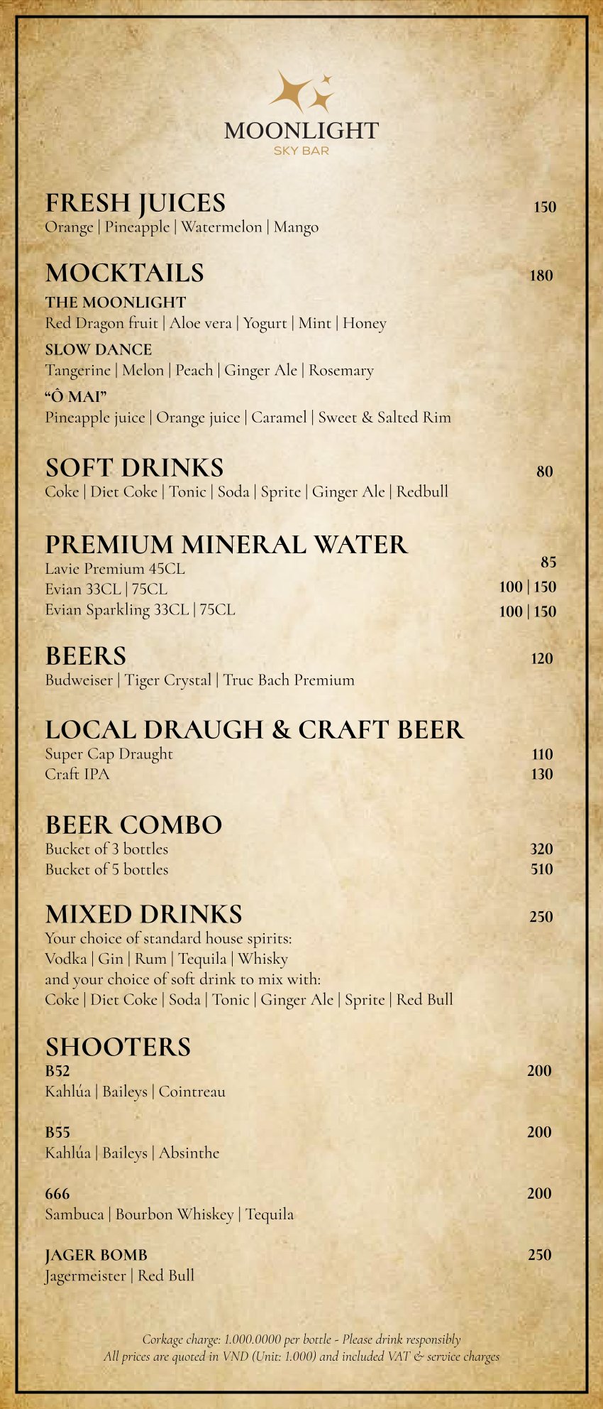 Menu Phù Đổng - Thái Hà 6 