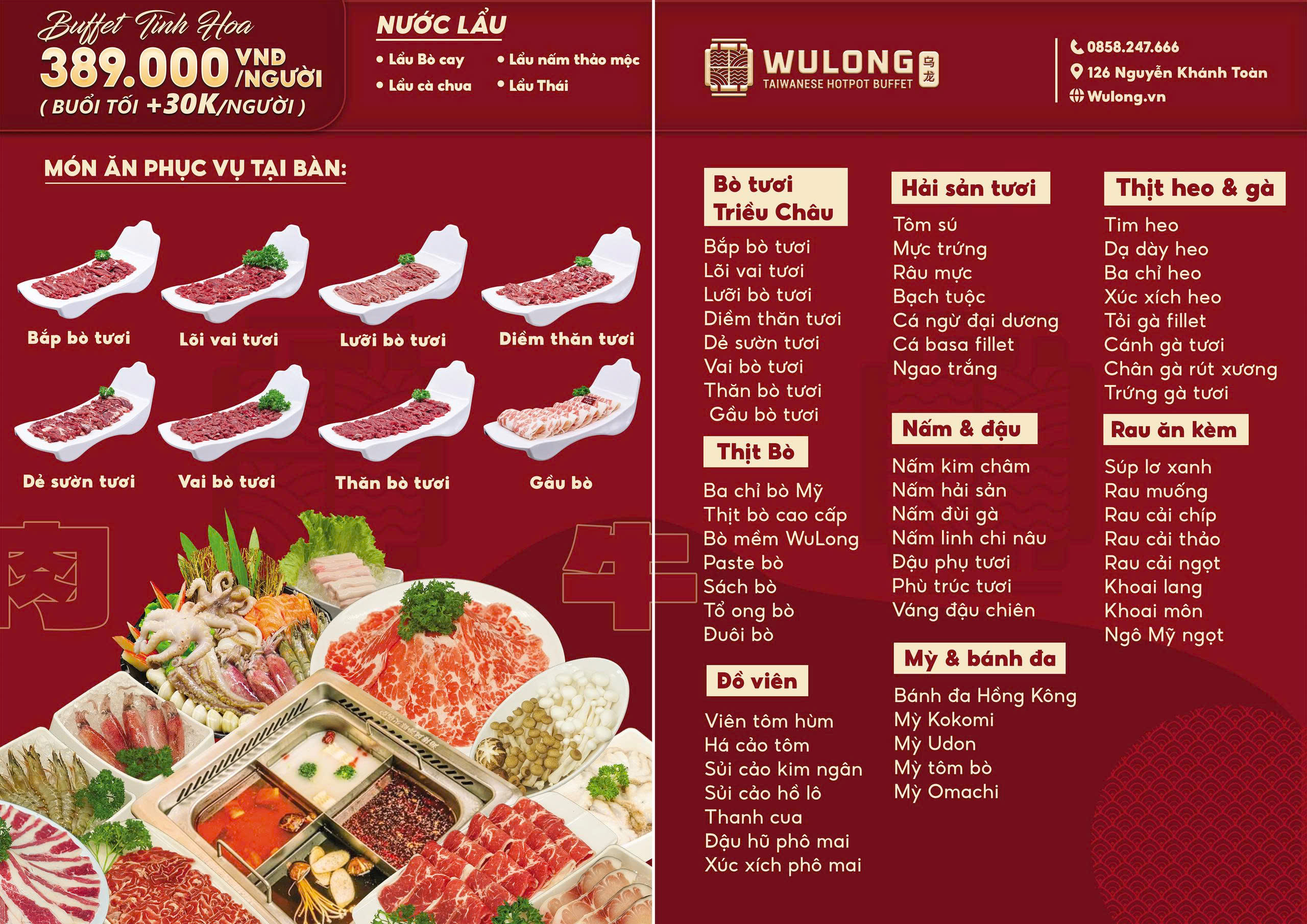 Menu WuLong - Nguyễn Khánh Toàn 2