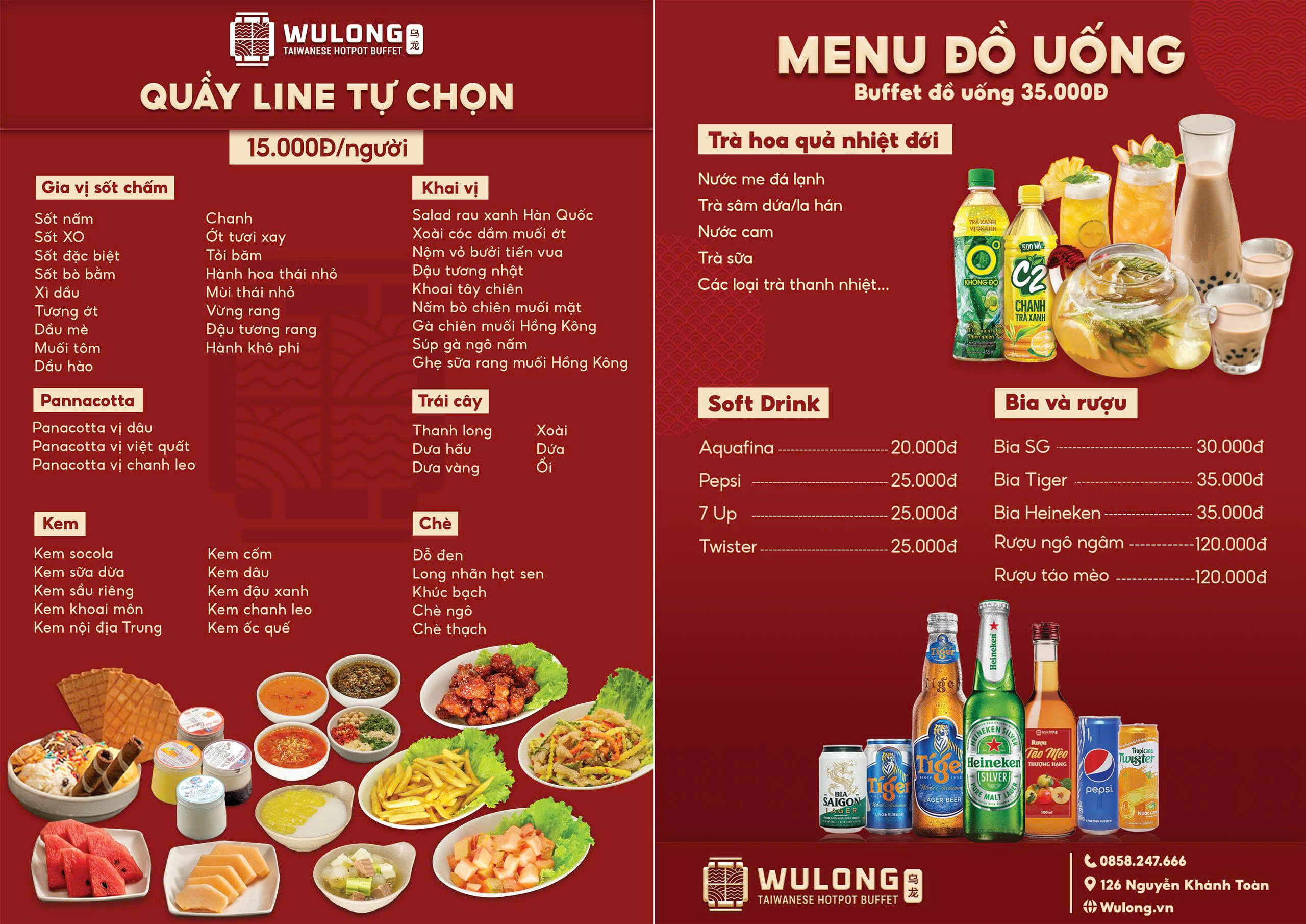 Menu WuLong - Nguyễn Khánh Toàn 3