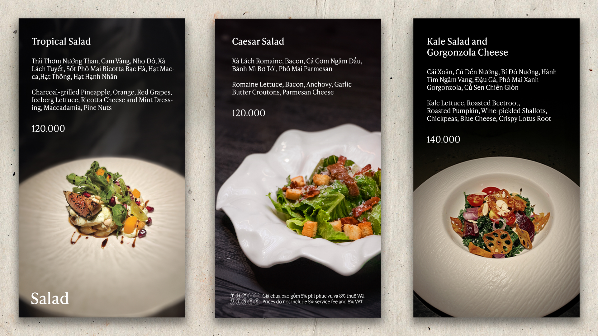 Menu The V Fusion - An Phú 4