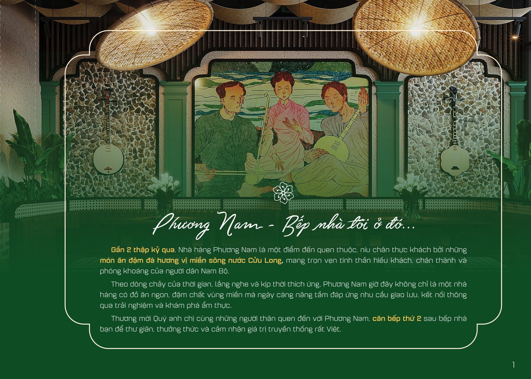 Menu Phương Nam - Chùa Láng 1
