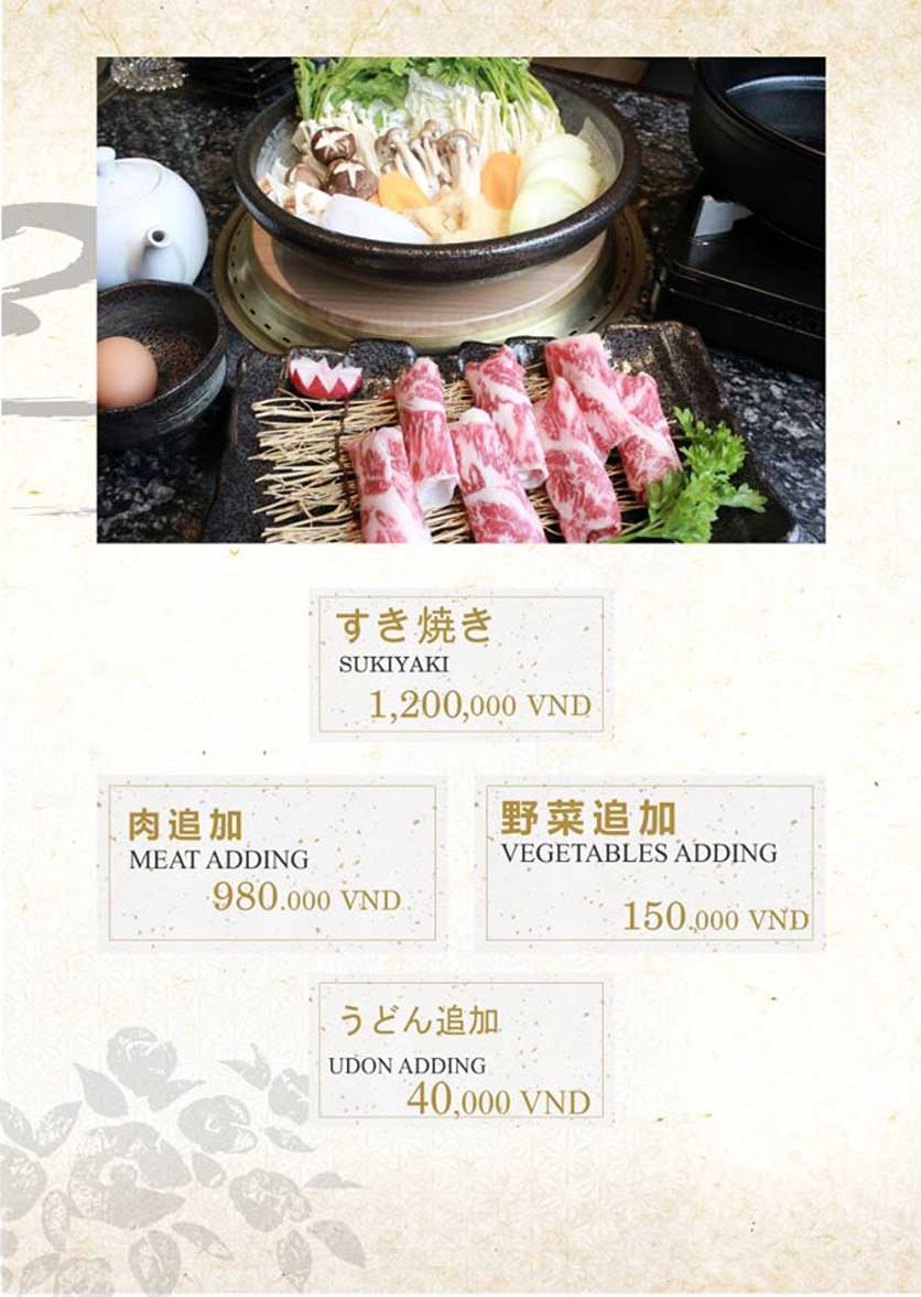 Menu Japanese BBQ J - Nguyễn Đình Chiểu 2