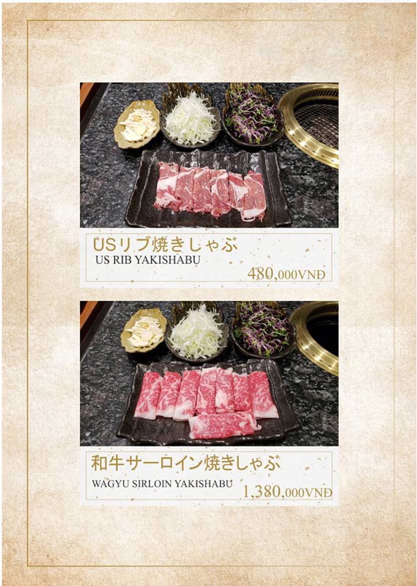 Menu Japanese BBQ J - Nguyễn Đình Chiểu 4