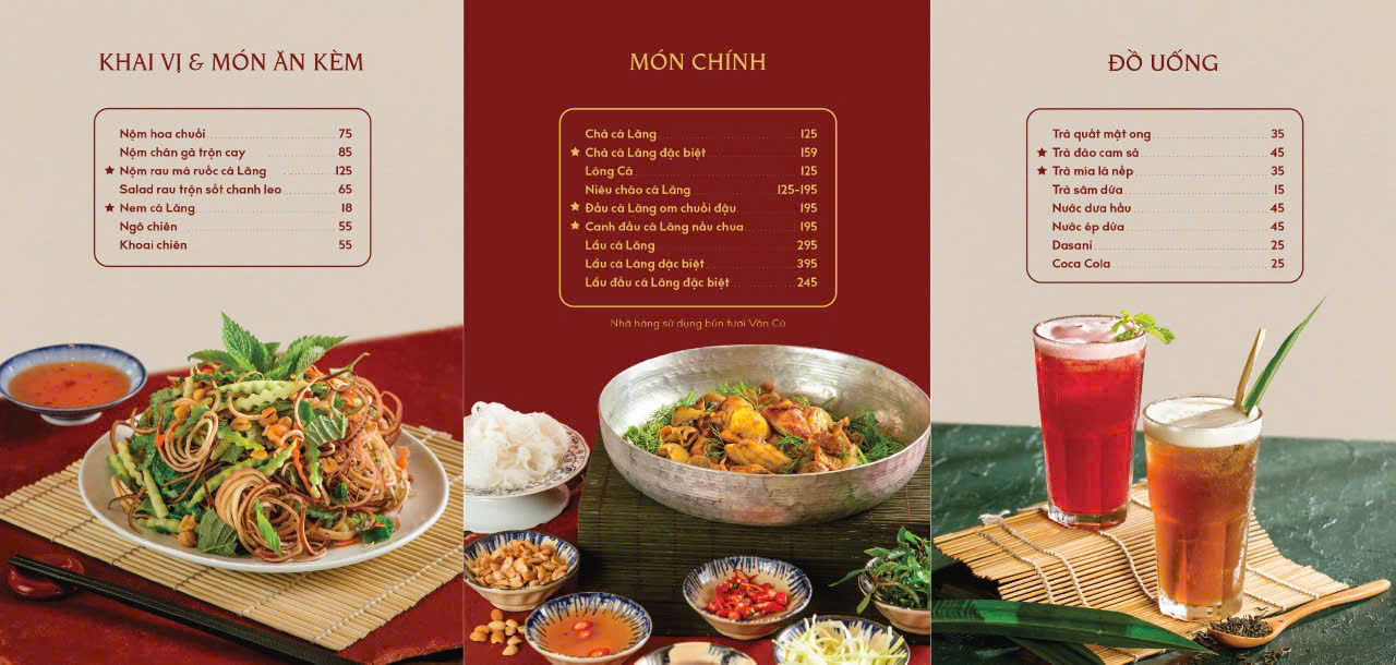 Menu Chả Cá Hàng Sơn - Aeon Mall Huế 2