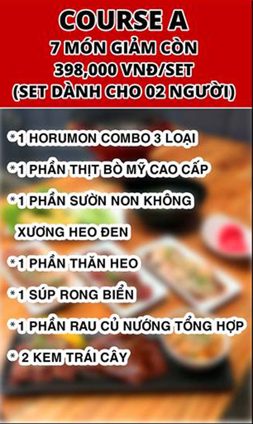 Menu Butasama Japanese BBQ - Kỳ Đồng 1