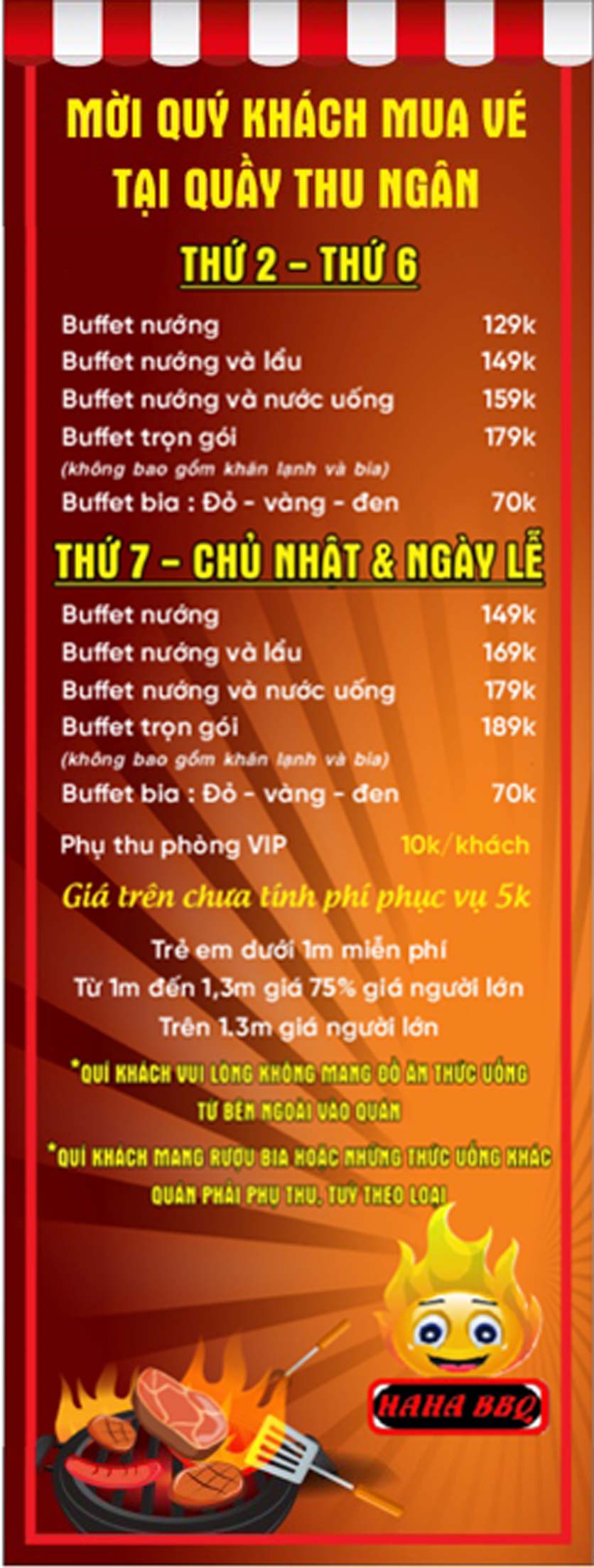 Menu Haha BBQ - Tây Thạnh 2