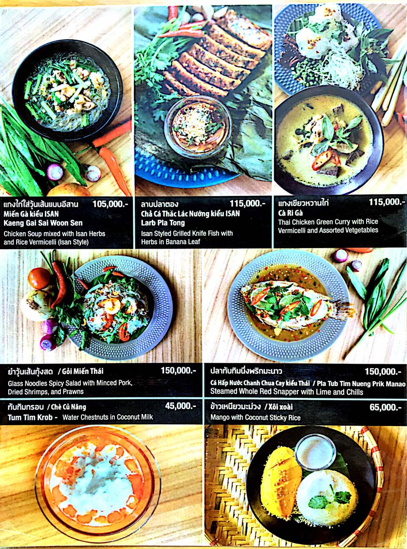 Menu Somtam ZAAP - Pasteur 10 