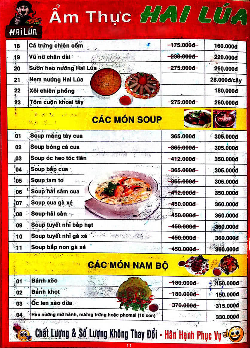 Nhà hàng Hai Lúa - Nguyễn Trãi, Quận 5 - Ẩm thực miền sông nước