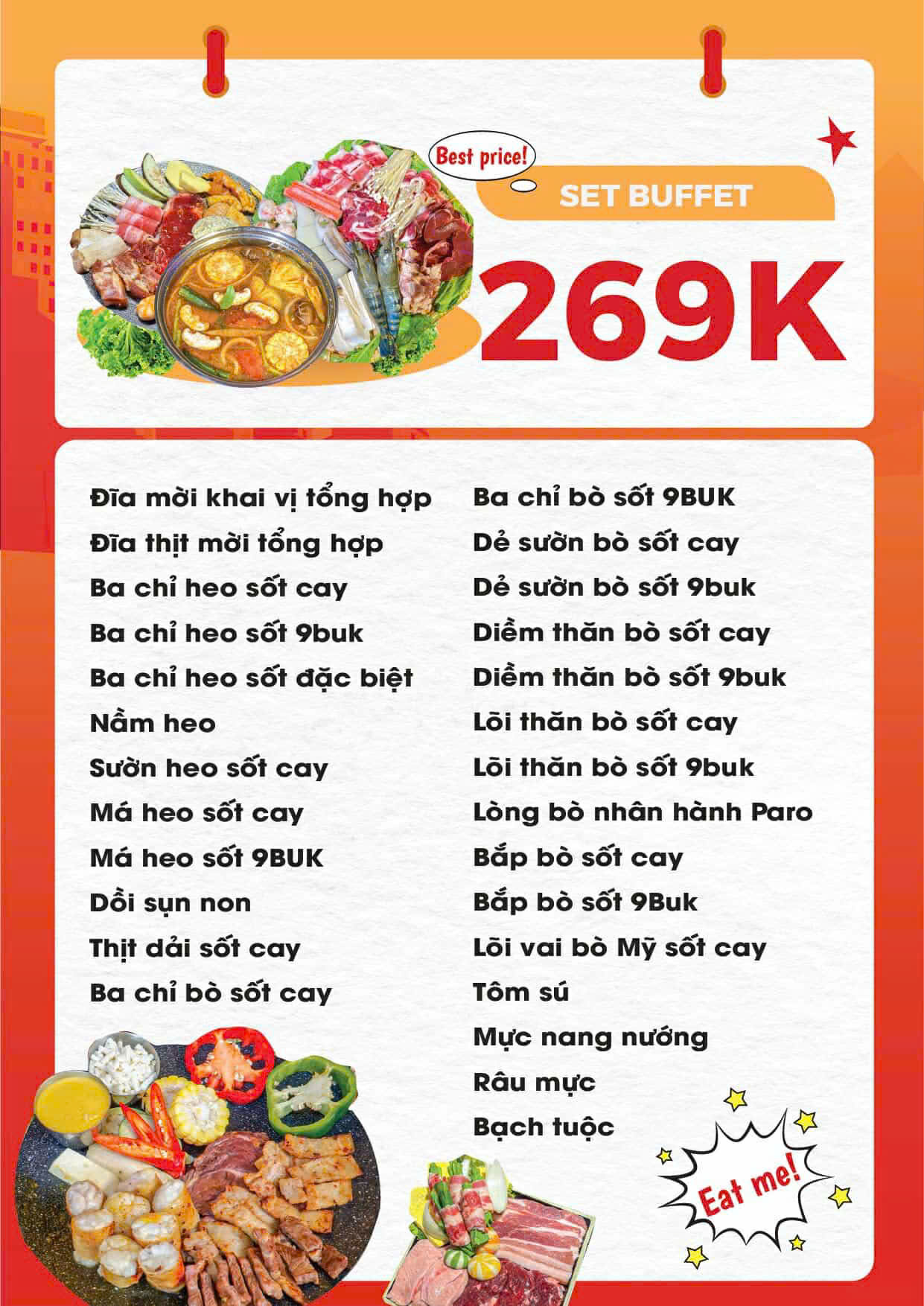 Menu 9 Buk - Hoàng Quốc Việt 3 
