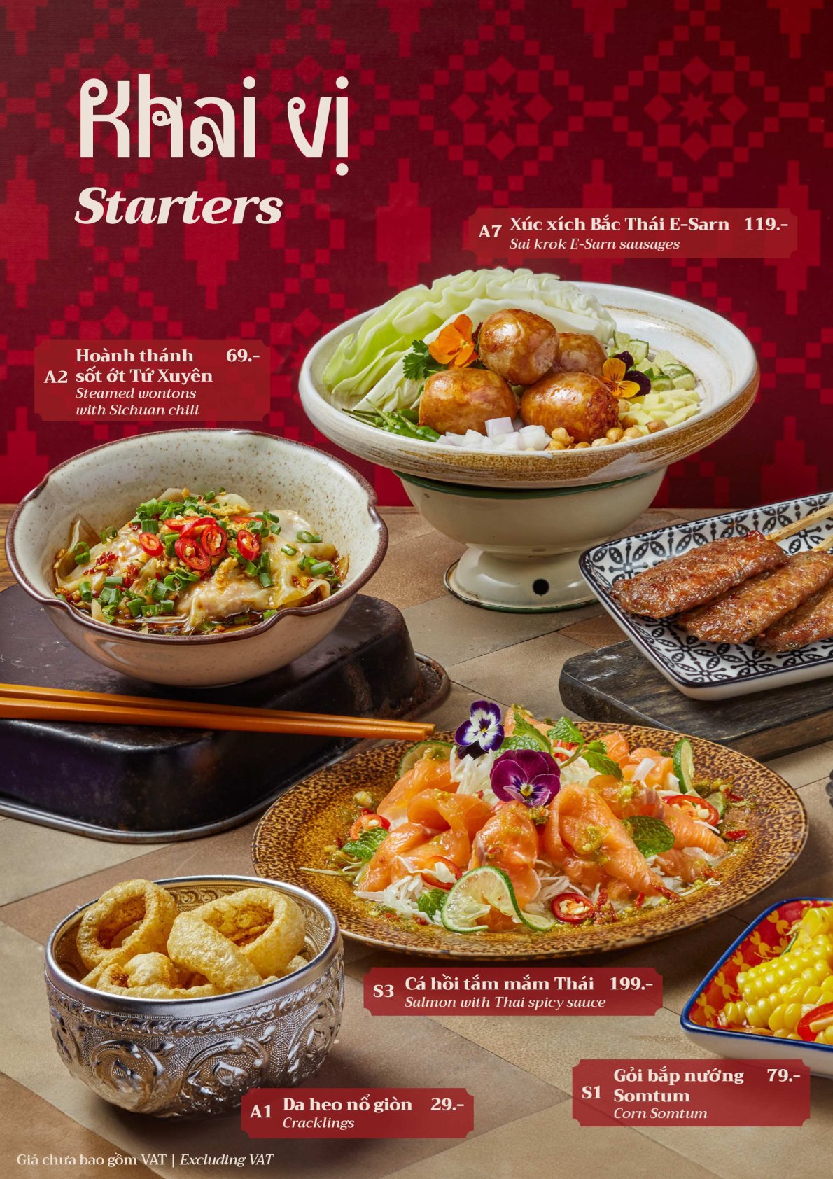 Menu Chilicious - Vincom Center Metropolis 4 