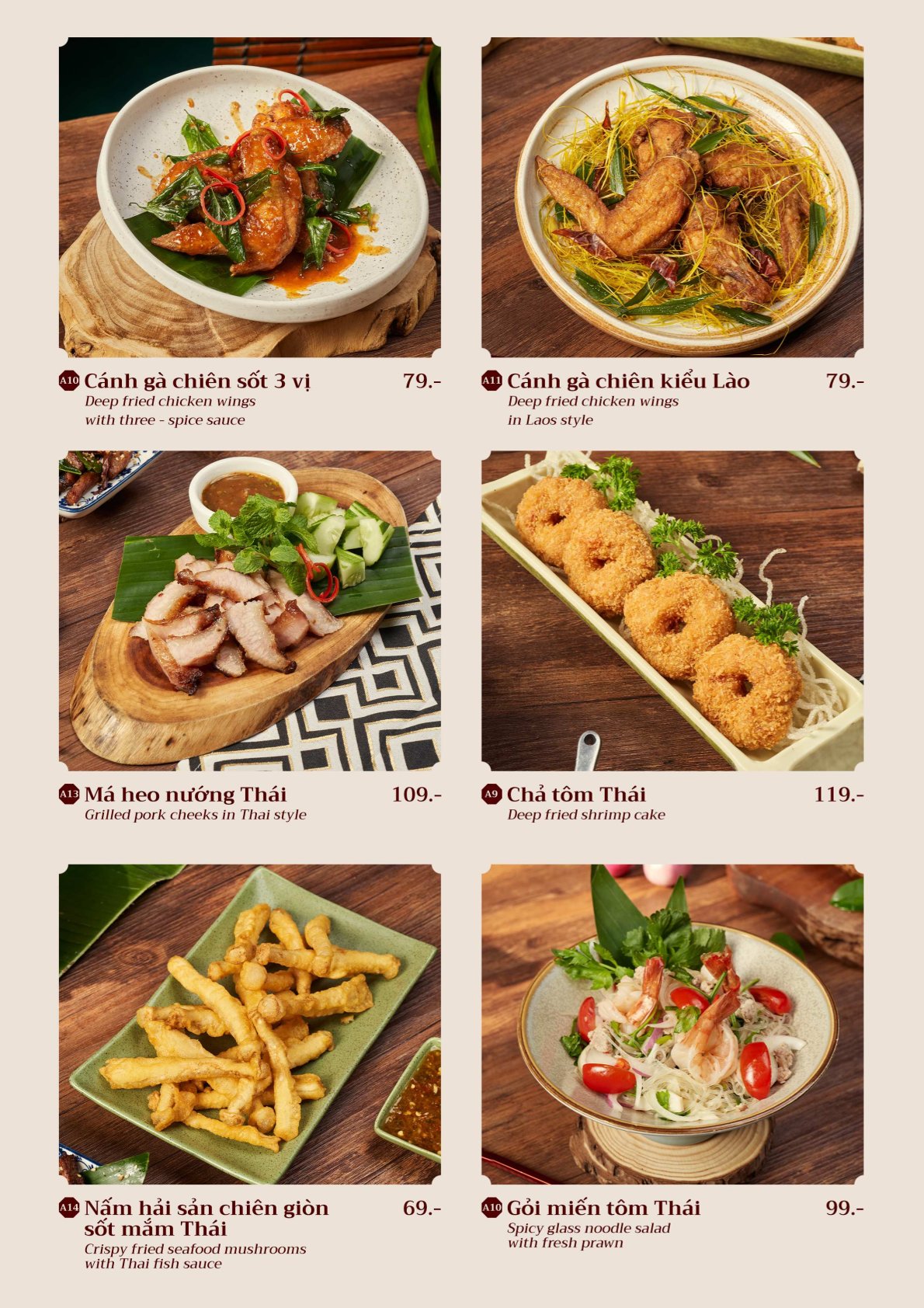 Menu Chilicious - Vincom Center Metropolis 6 