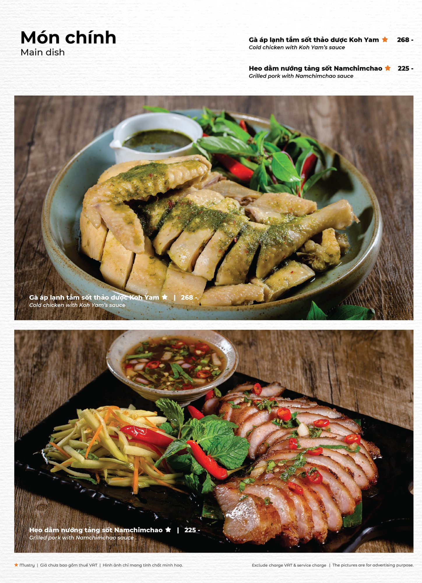 Menu Bếp Thái Koh Yam - Nguyễn Văn Lộc 9 