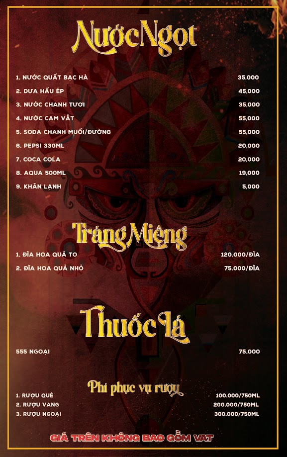 Menu MaYa BBQ - Lưu Quang Vũ 7 