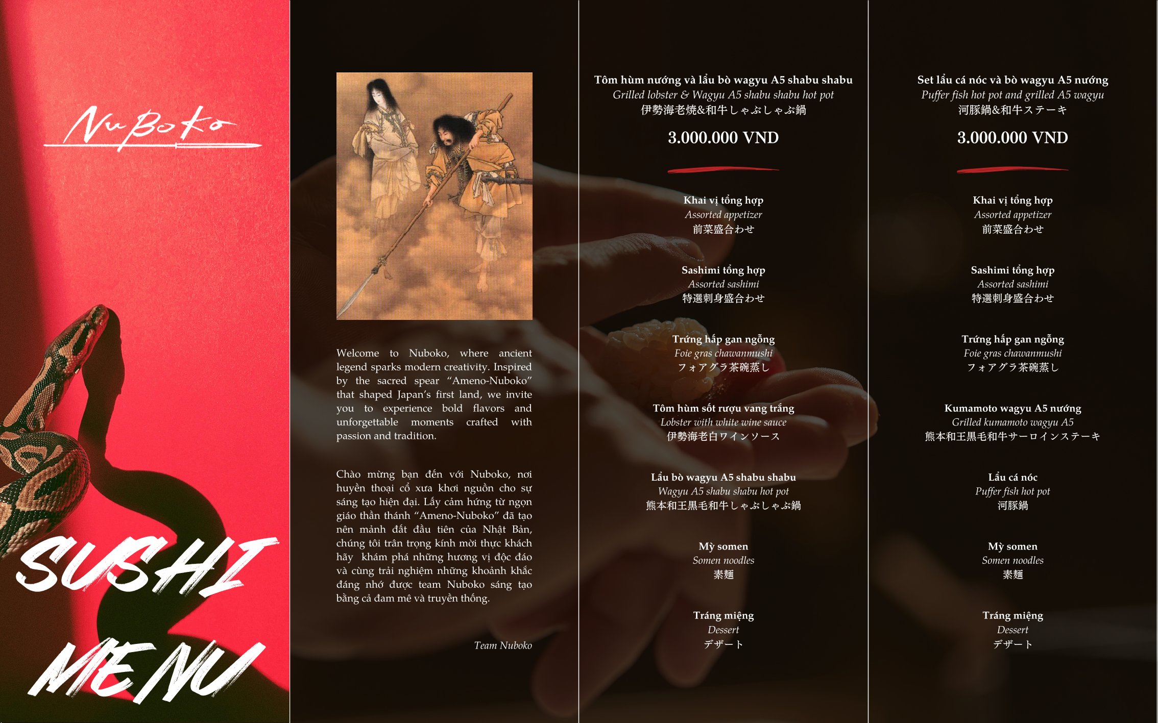 Menu Nuboko Sushi & Teppanyaki - Lý Thường Kiệt 1 