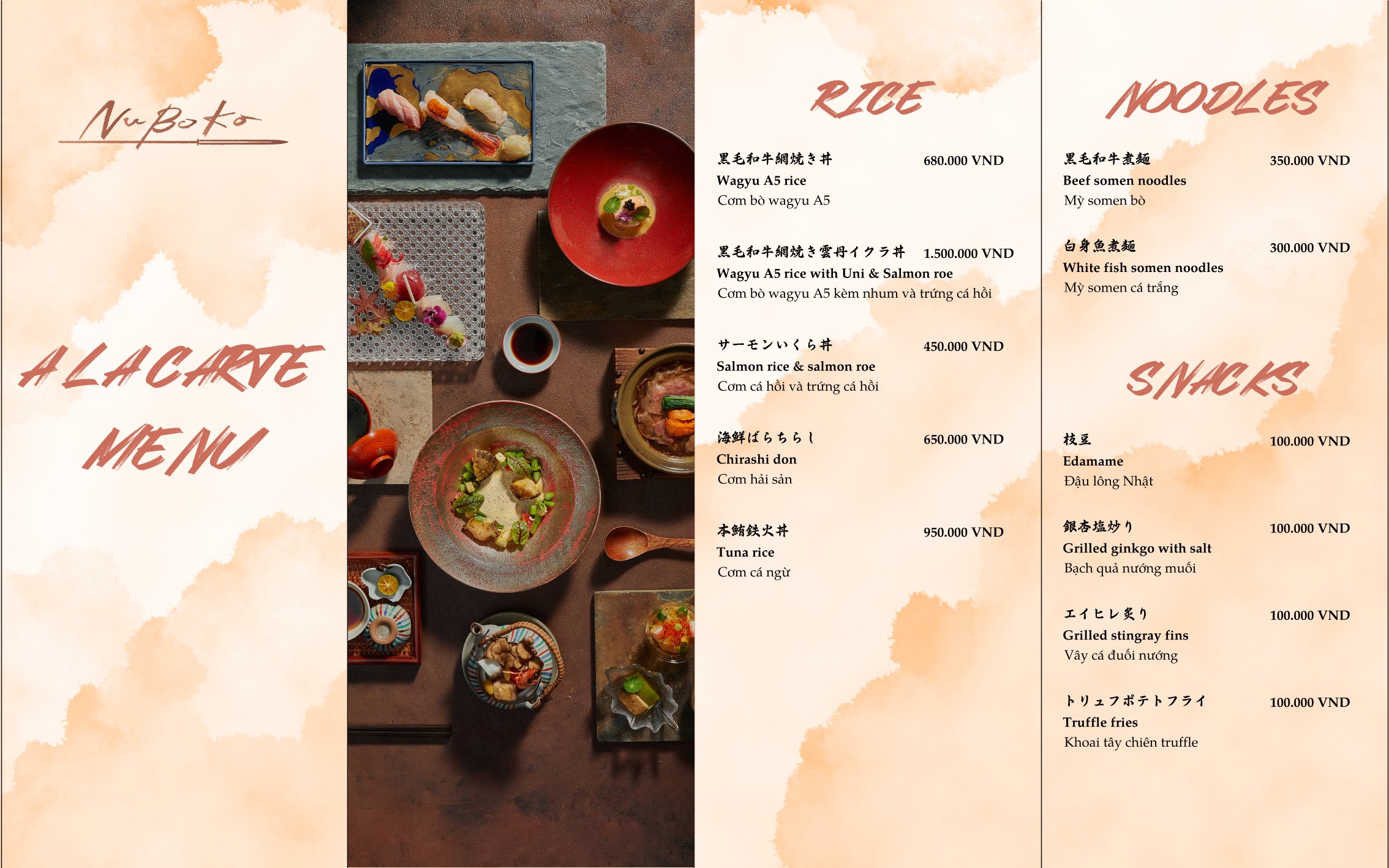 Menu Nuboko Sushi & Teppanyaki - Lý Thường Kiệt 4 