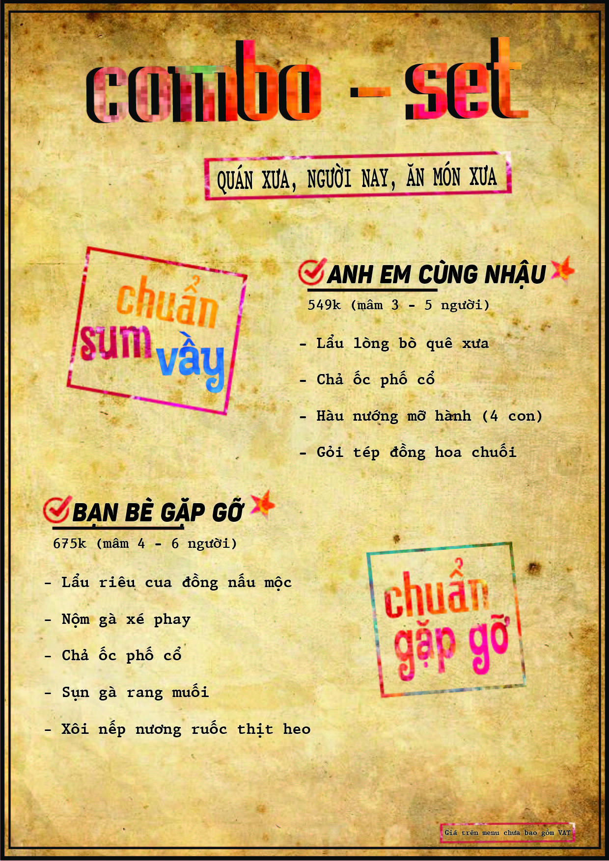 Menu Món Xưa - Lưu Quang Vũ 2 