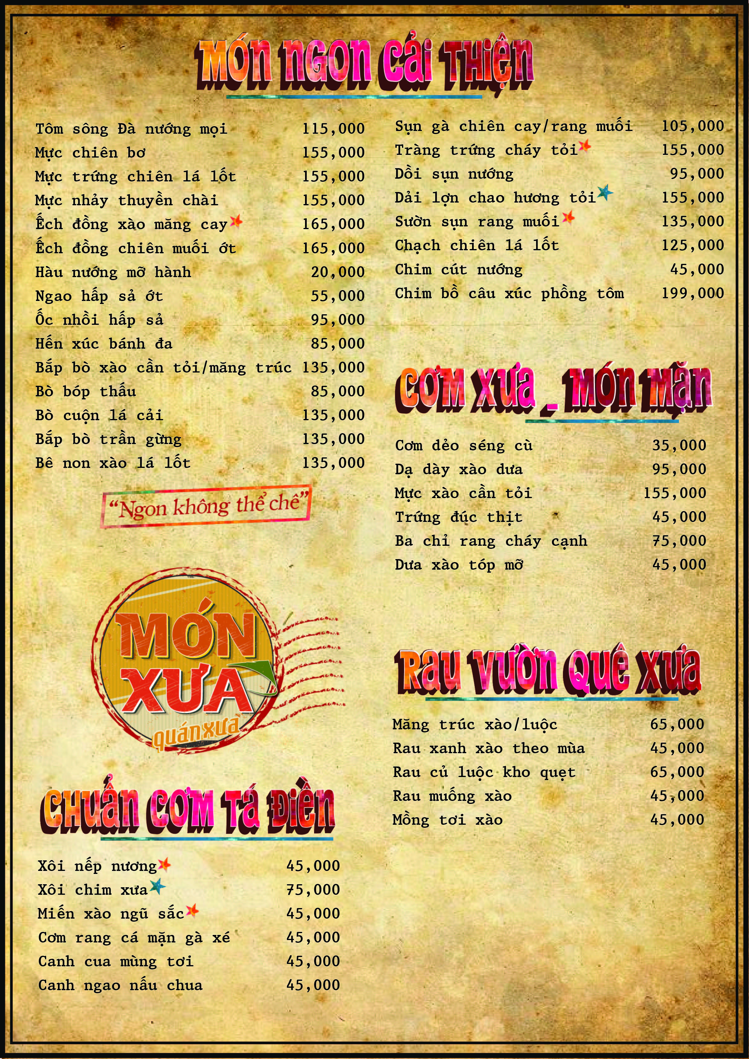 Menu Món Xưa - Lưu Quang Vũ 4 