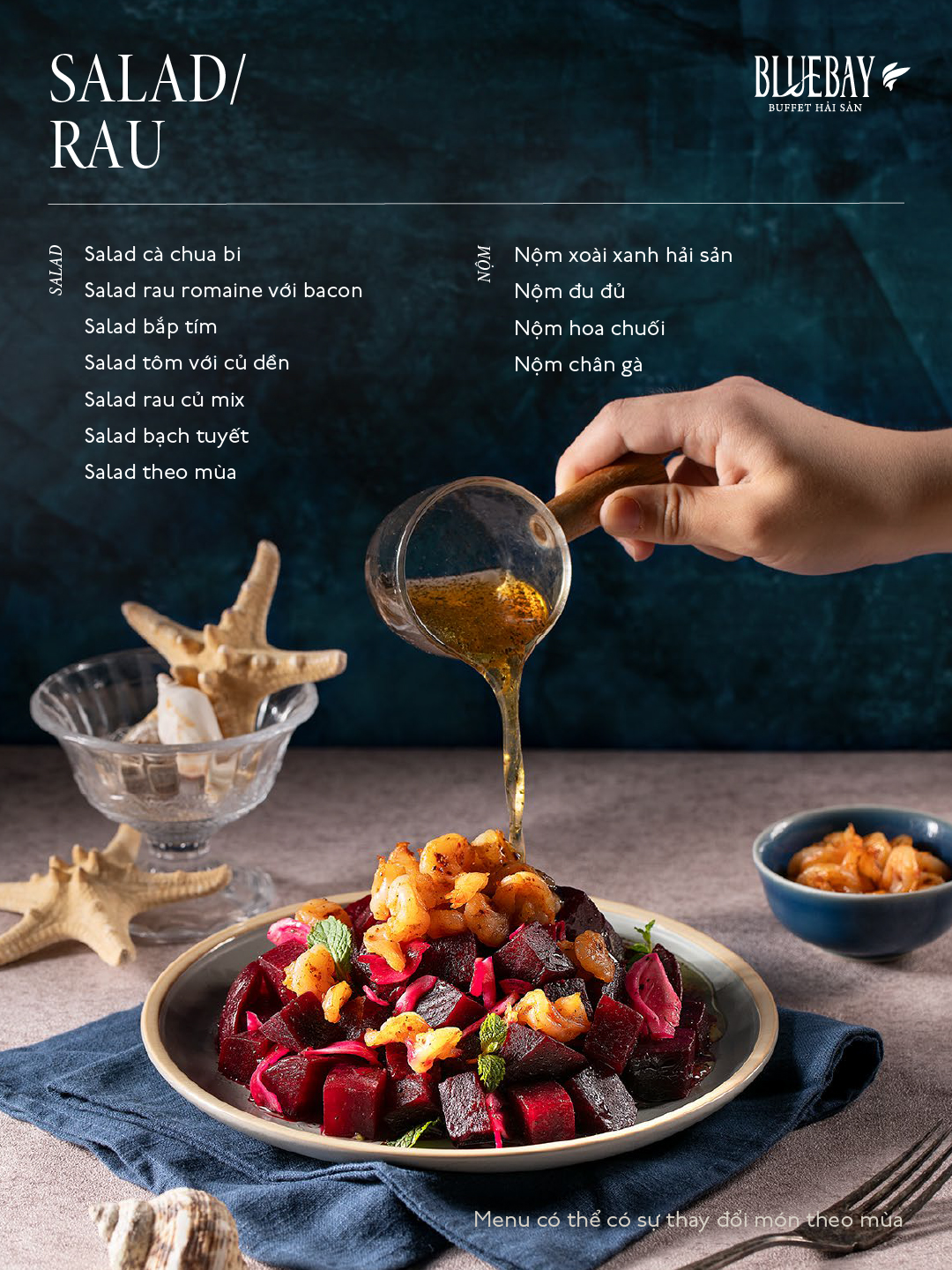 Menu Blue Bay - Buffet Hải Sản - Aeon Mall Bình Tân 6 