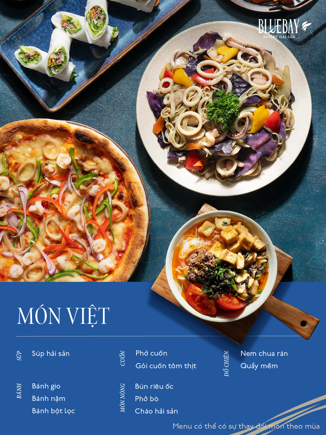 Menu Blue Bay - Buffet Hải Sản - Aeon Mall Bình Tân 8 