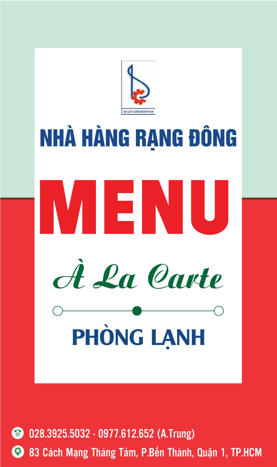 Menu Rạng Đông - Cách Mạng Tháng 8 1 