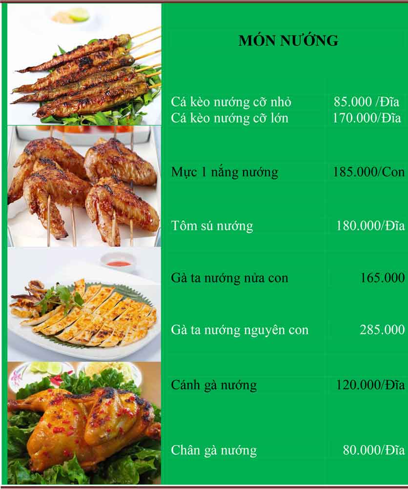 Menu Bánh Tráng Thịt Heo Cô Bống - Quan Nhân 4