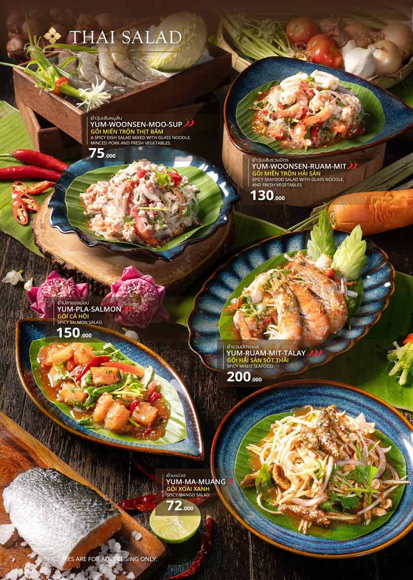 Menu Bếp Thái An An - Porja Thai - 545 Minh Khai 1 