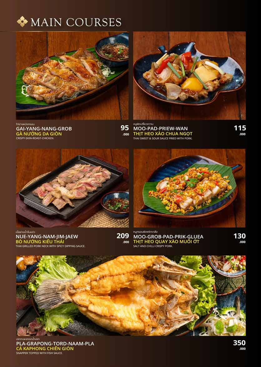 Menu Bếp Thái An An - Porja Thai - 545 Minh Khai 6 