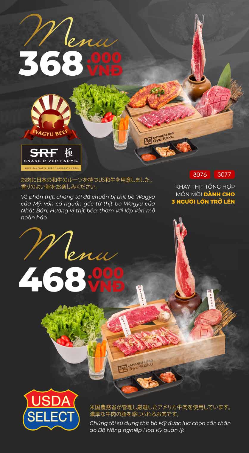 Menu Gyu-Kaku – Aeon Mall Long Biên 18 