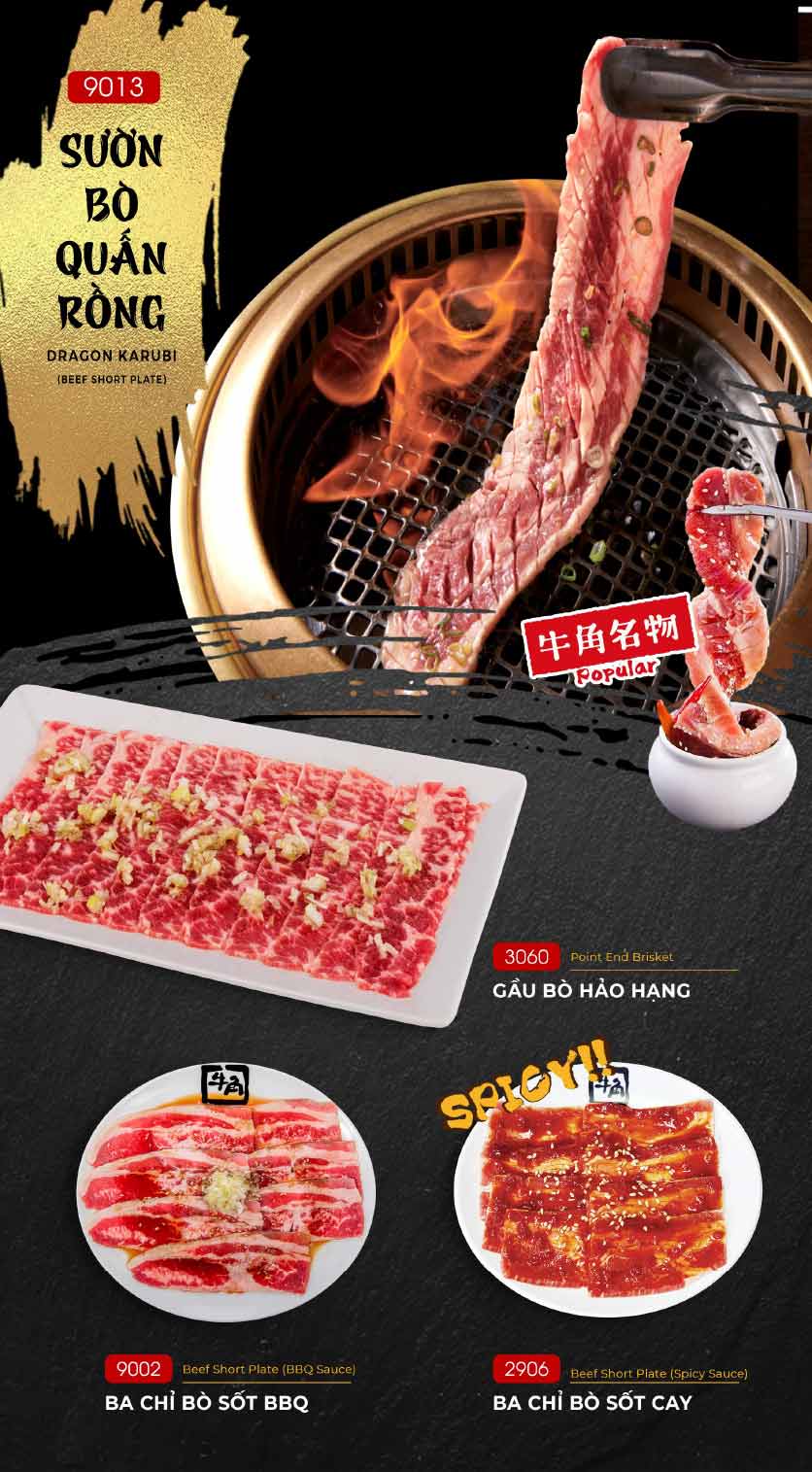 Menu Gyu-Kaku – Aeon Mall Long Biên 24 