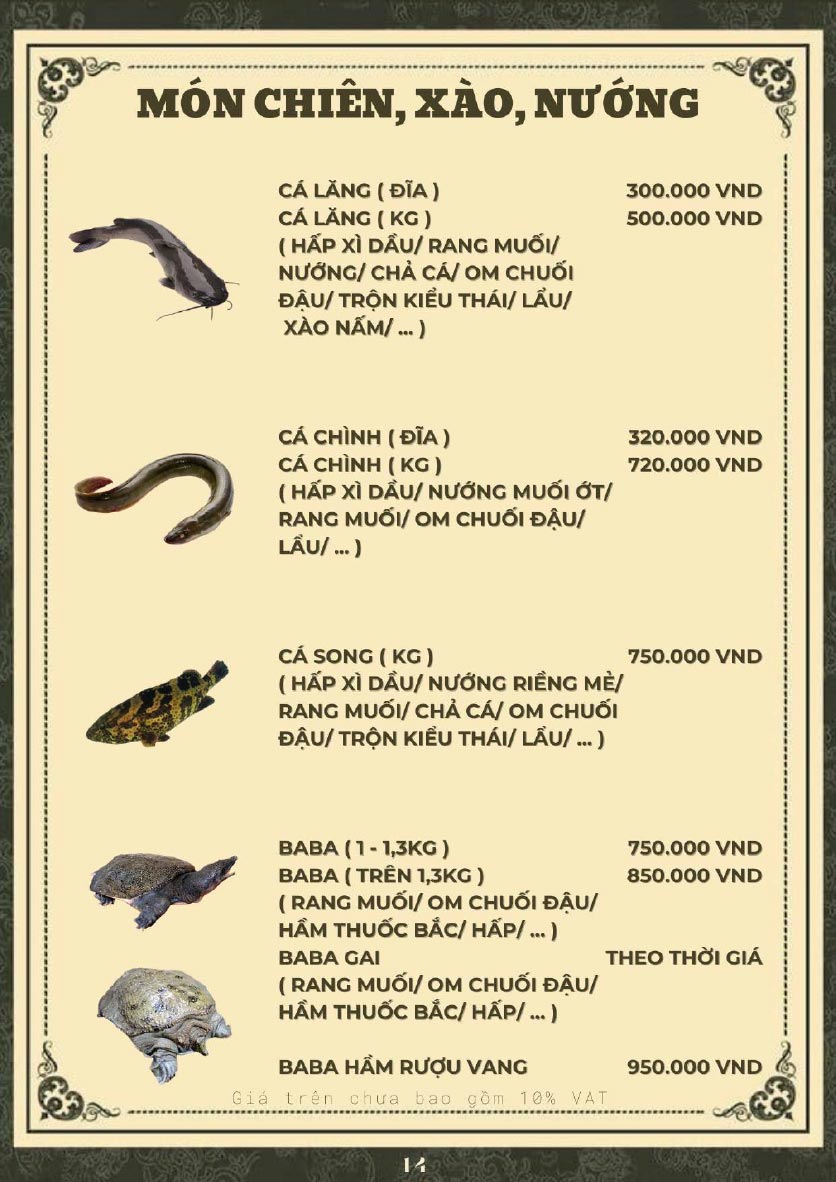 Menu Hoàng Gia - Lẩu cháo nấm thiên nhiên - Hoàng Cầu 13 