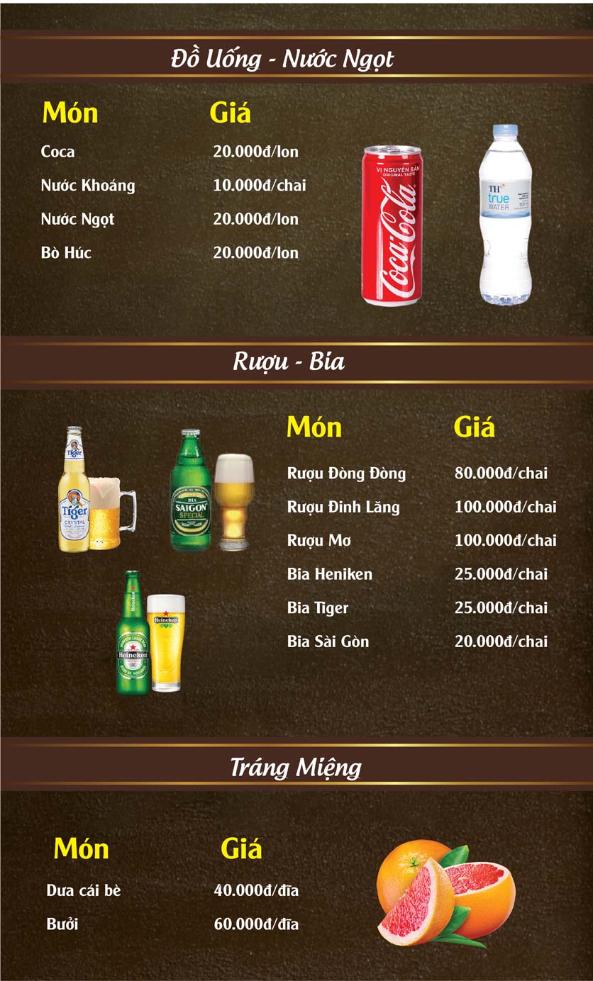 Menu Khoa Phương - Vũ Phạm Hàm 4 