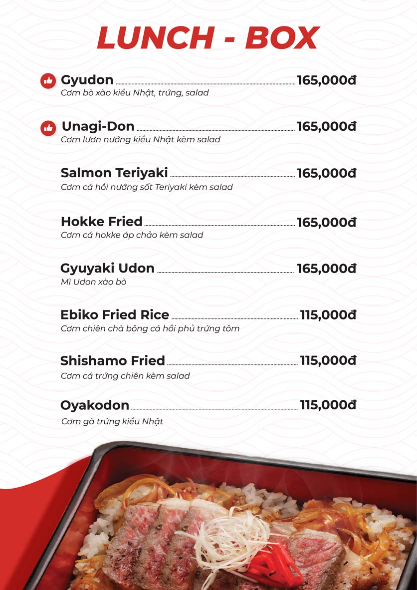 Menu Genki Sushi Express - Royal City 3 