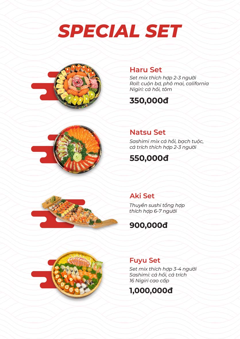 Menu Genki Sushi Express - Royal City 6 