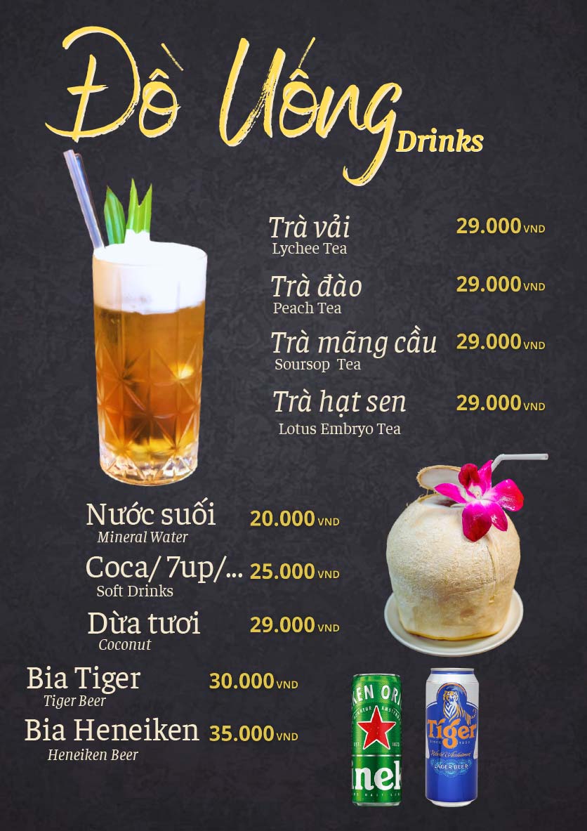 Menu Gà Bản - Cao Thắng 1