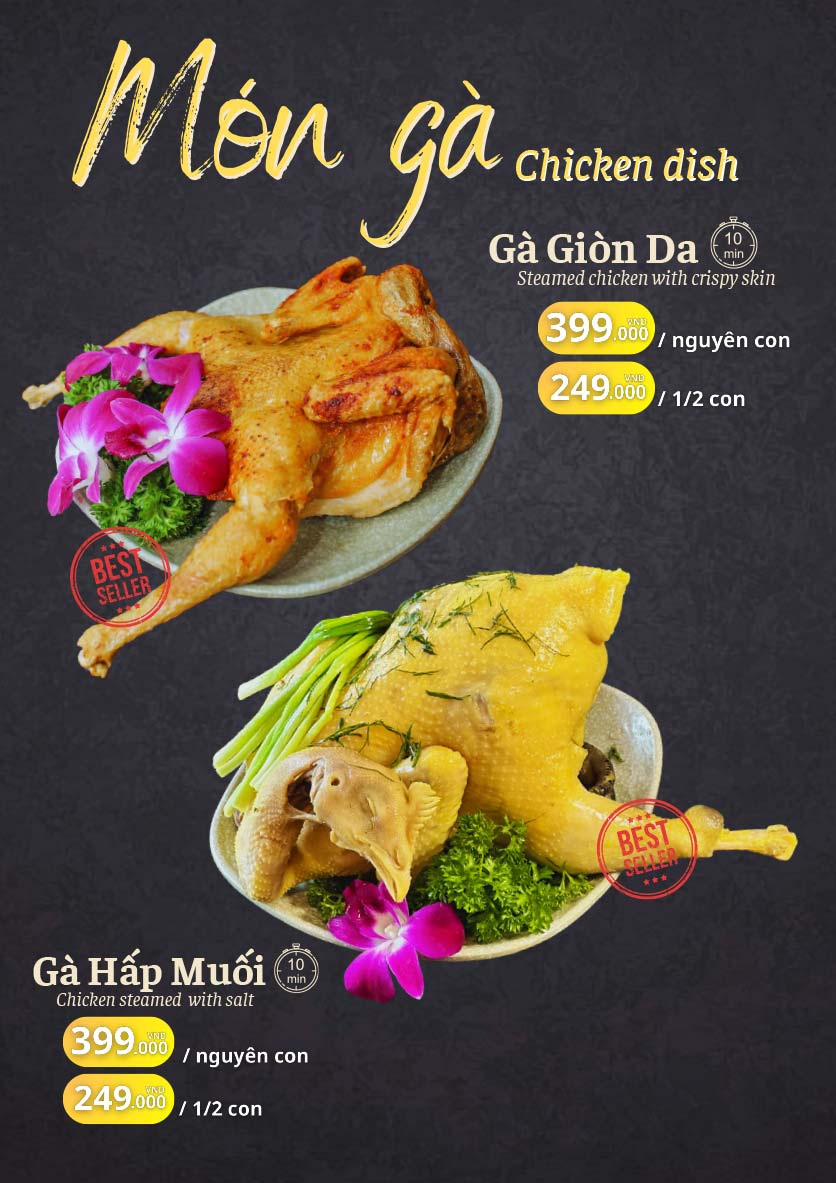 Menu Gà Bản - Cao Thắng 4