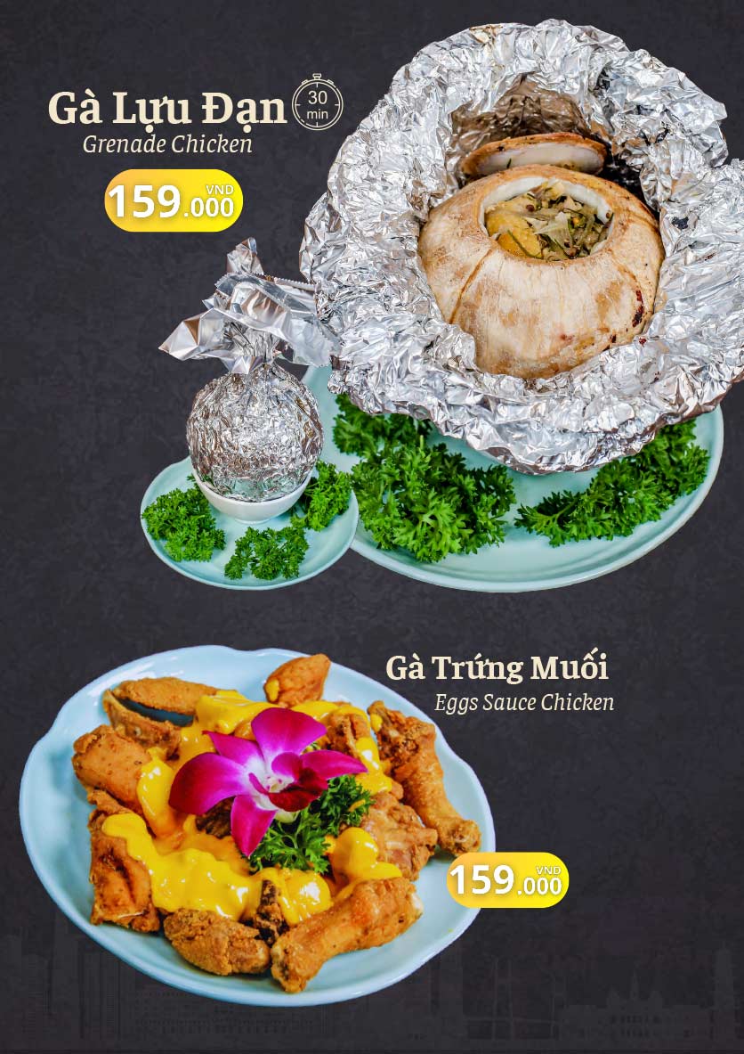 Menu Gà Bản - Cao Thắng 5