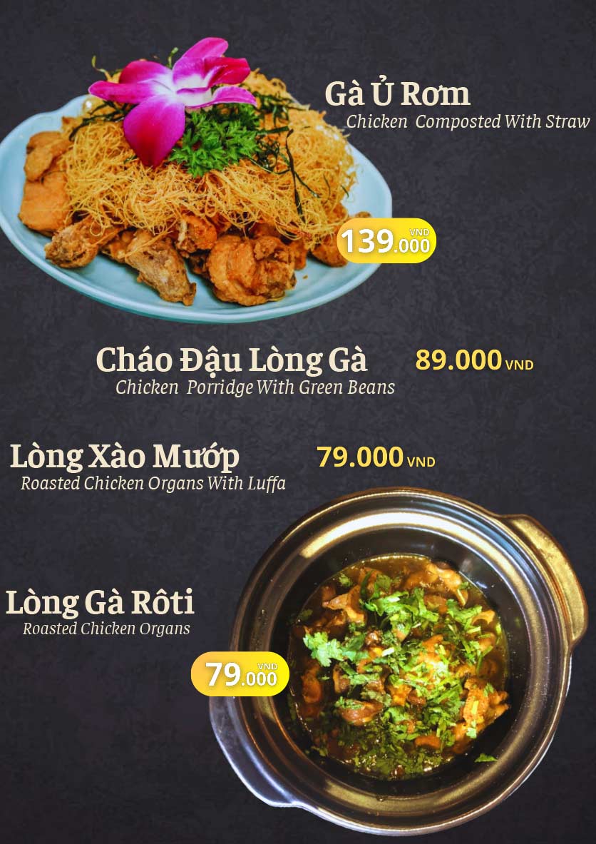 Menu Gà Bản - Cao Thắng 6