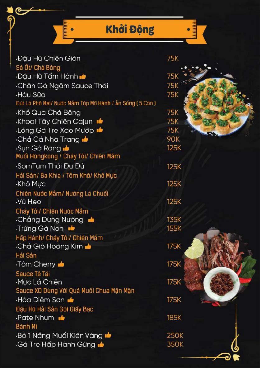 Menu Go Beer Rooftop - Đinh Bộ Lĩnh 2