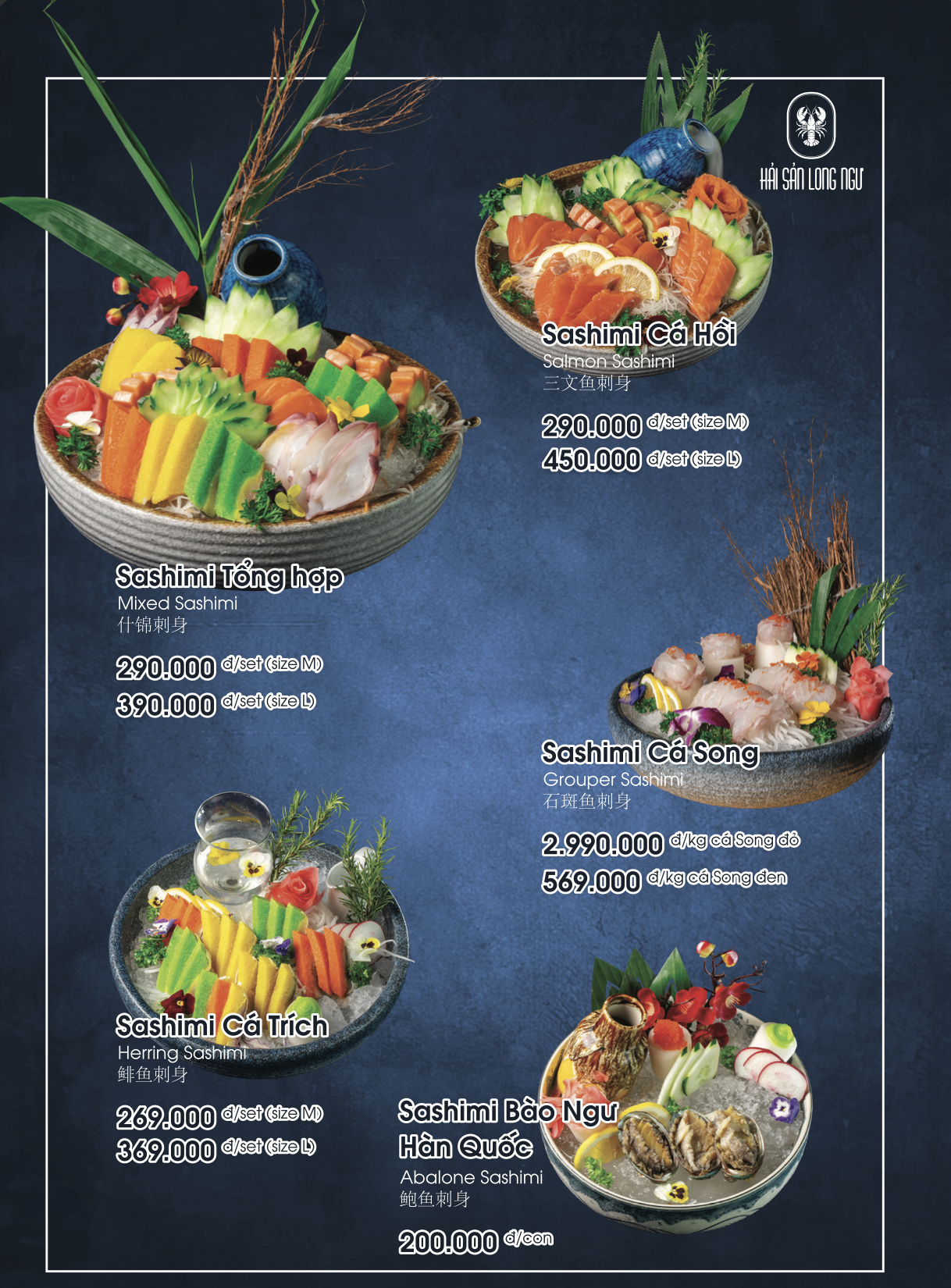 Menu Hải Sản Long Ngư - Trung Hoà 4