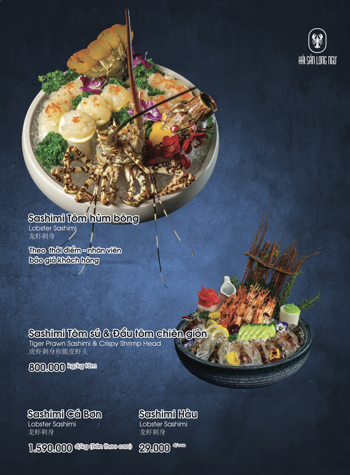 Menu Hải Sản Long Ngư - Trung Hoà 5