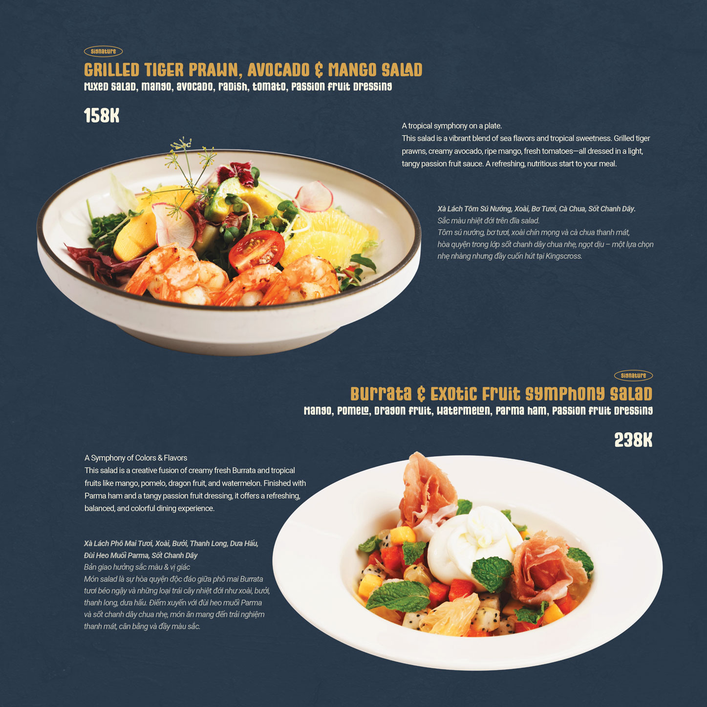 Menu Kingscross - Global City 9