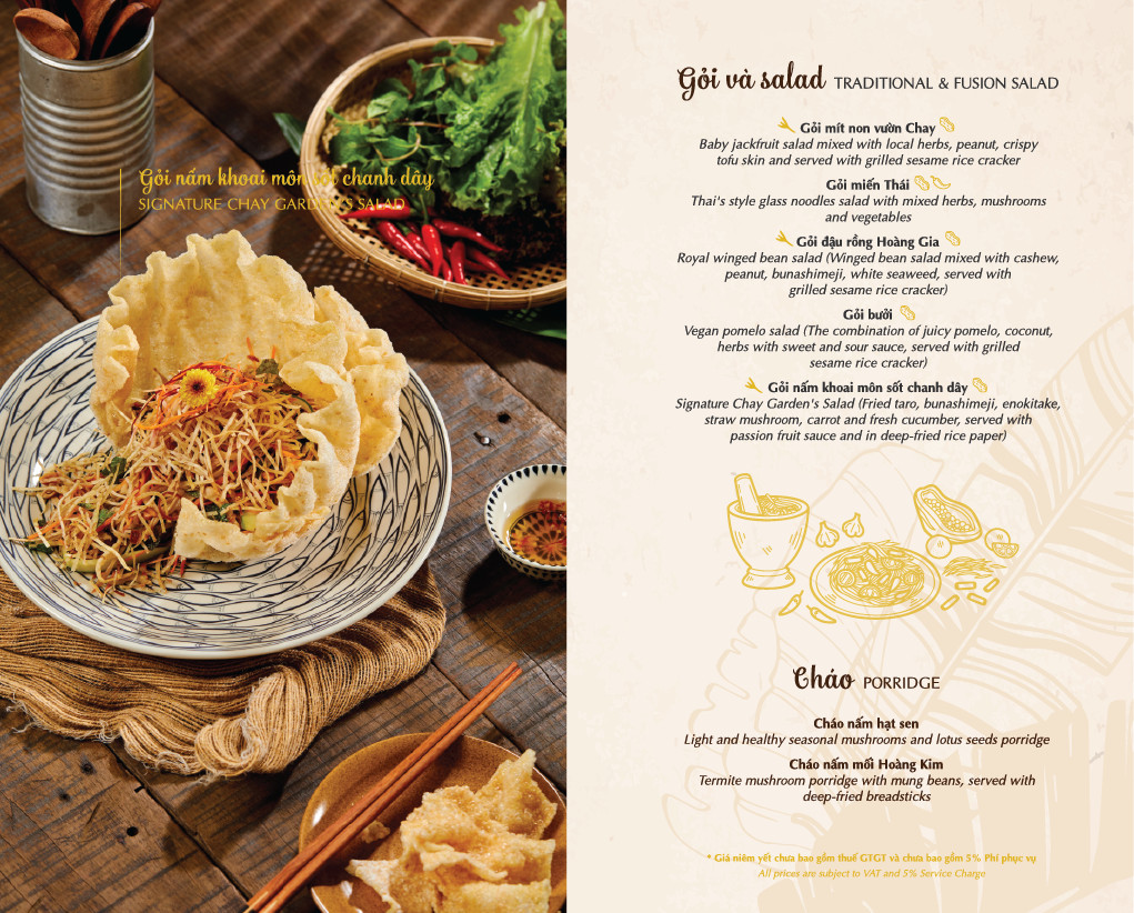 Menu Chay Garden Vegetarian Buffet & Tea House - Thảo Điền 5