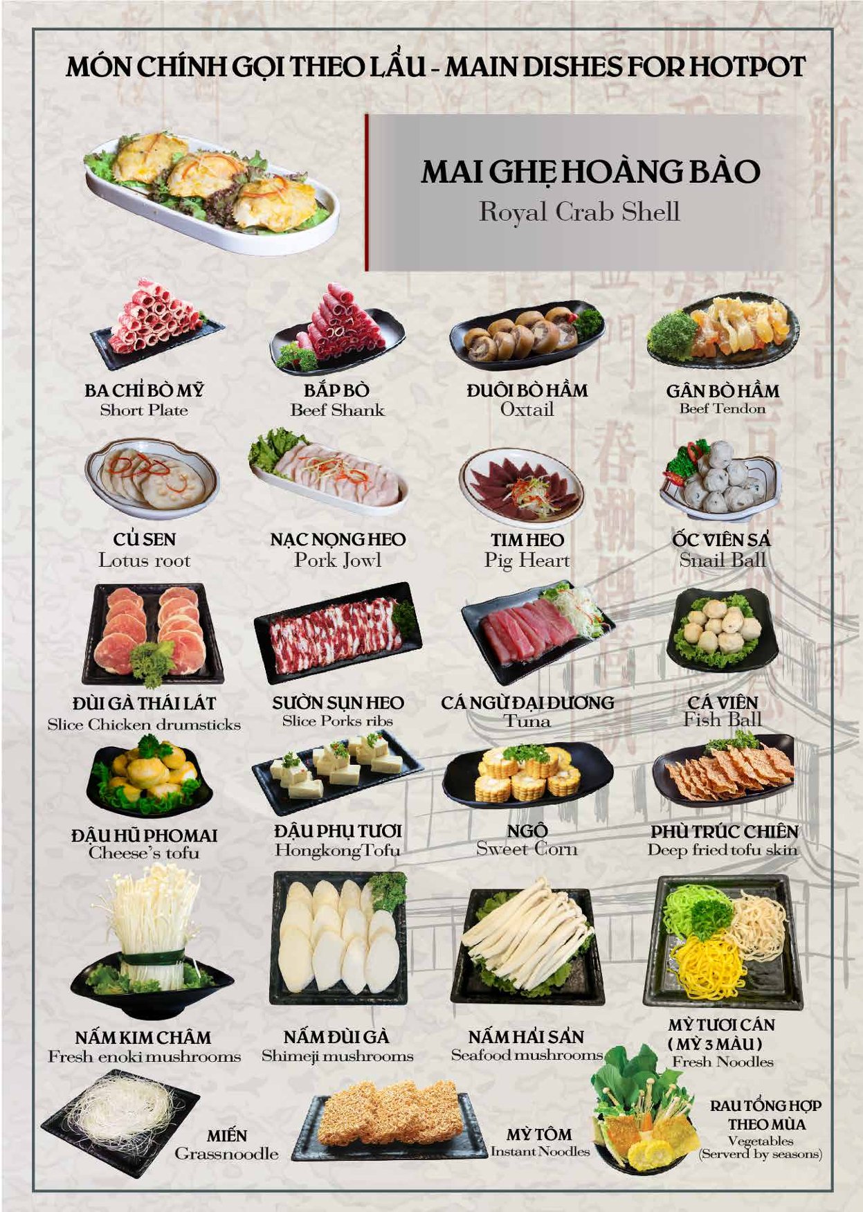 Menu Dimsum & Lẩu Trung Hoa - FengHuang – Trần Kim Xuyến 7 