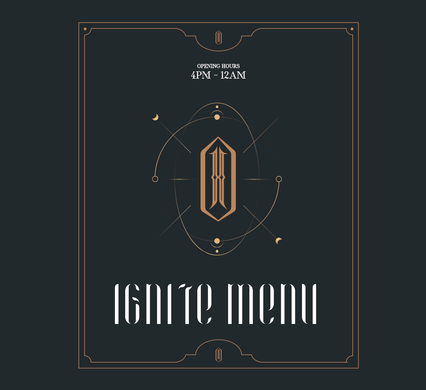 Menu Ignite Sky Bar - Đường Thành 1 