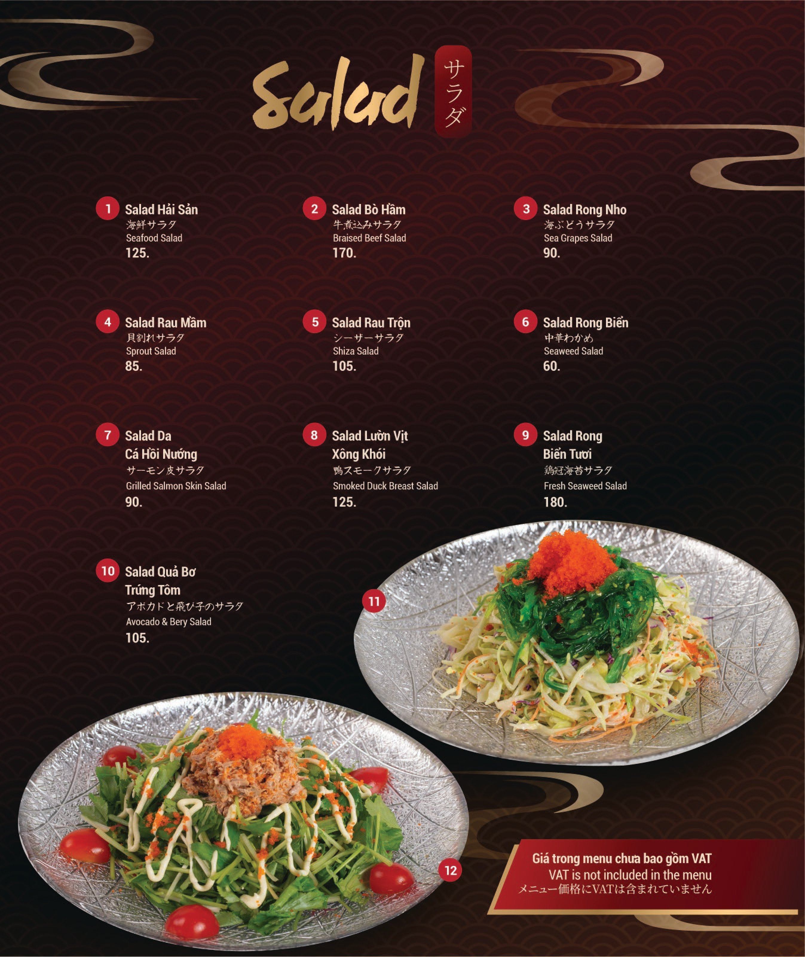 Menu Okita - Hoàng Đạo Thúy 1 