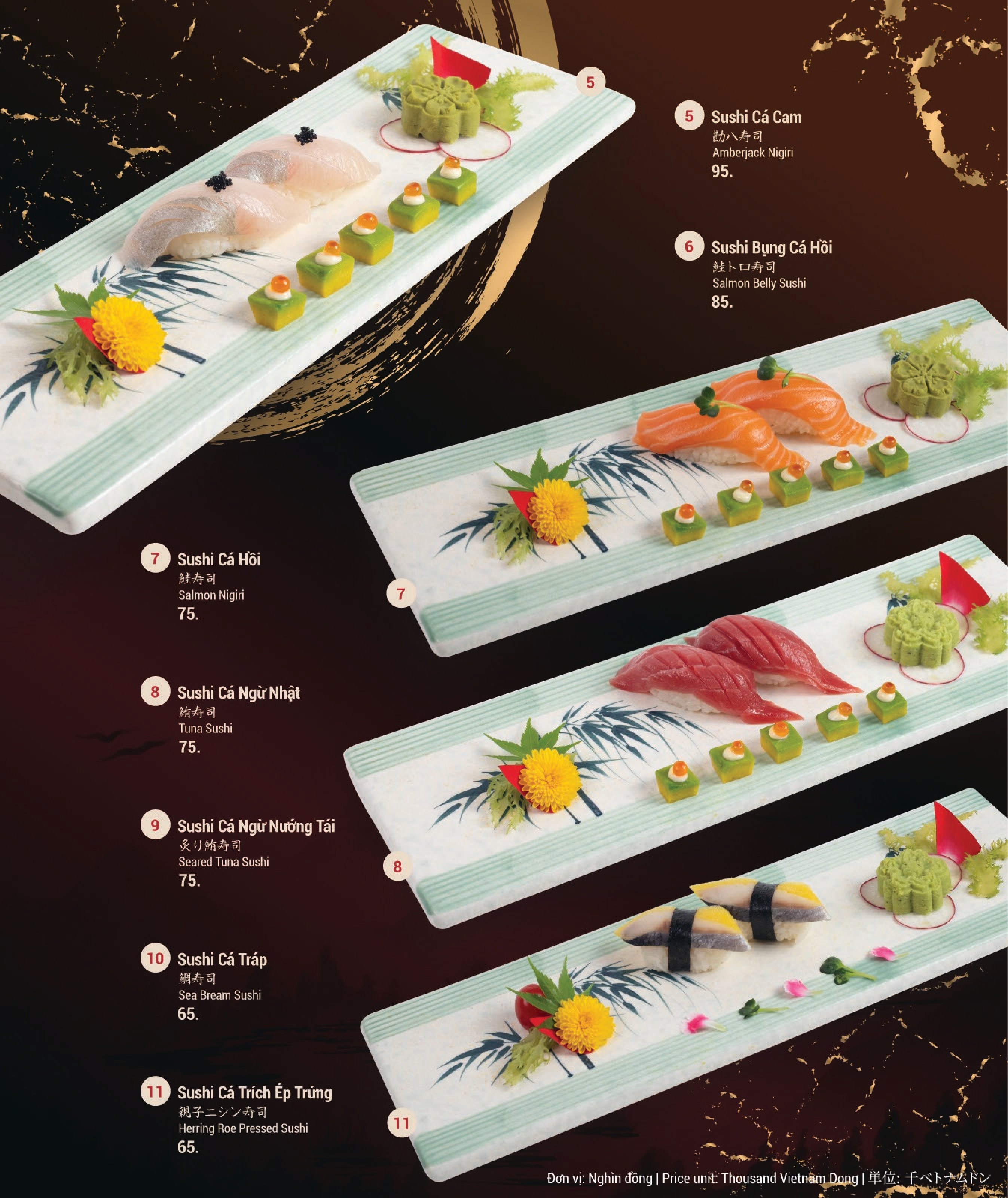 Menu Okita - Hoàng Đạo Thúy 8 