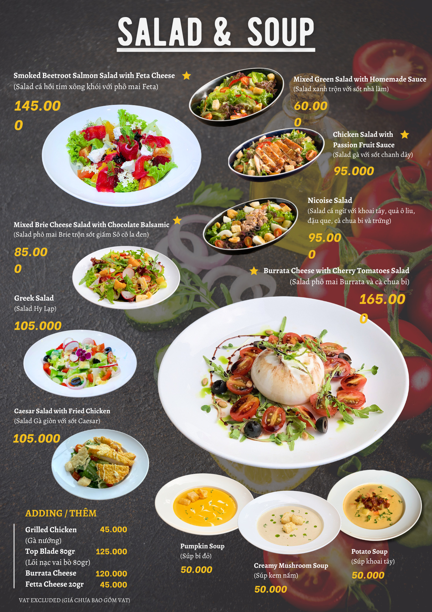 Menu Downtown Steakhouse - Nguyễn Thị Minh Khai 3 