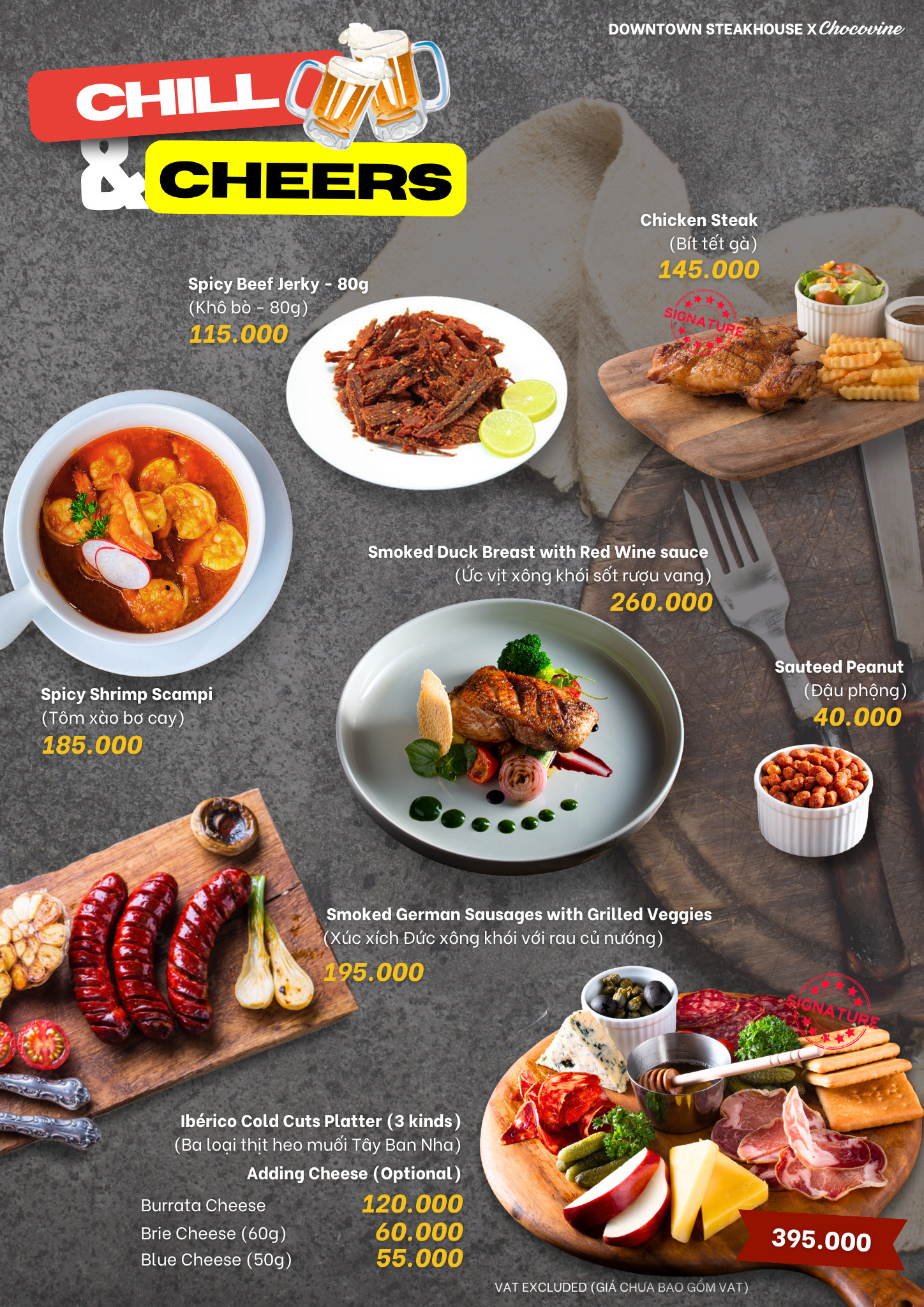 Menu Downtown Steakhouse - Nguyễn Thị Minh Khai 6 